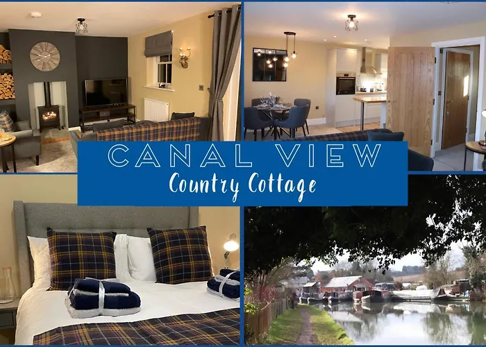 Canal View Cottage With Log Fire & Parking