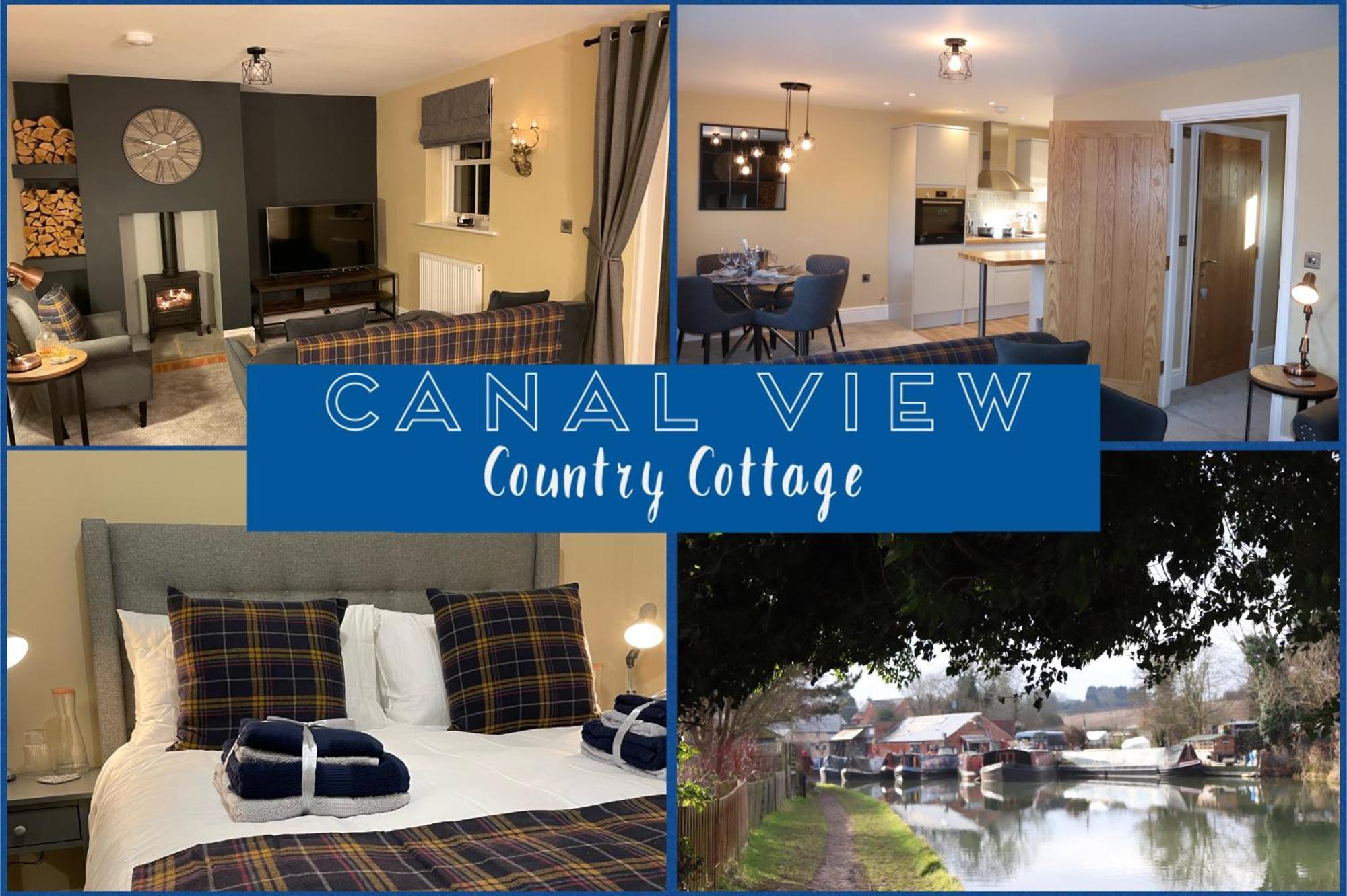 Canal View With Log Fire & Parking Holiday home